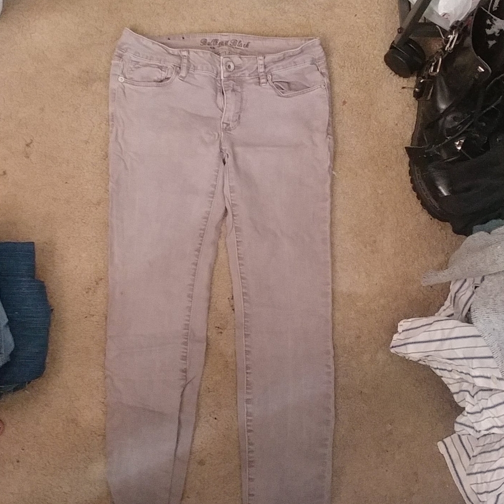 Grey skinny jeans